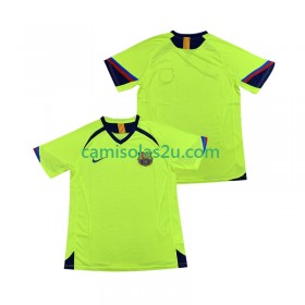 Camisolas de futebol FC Barcelona 2006 Retro Equipamento Alternativa 2005 Manga Curta